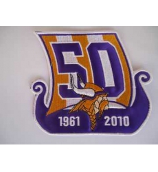 Minnesota Vikings 50th Anniversary Patch