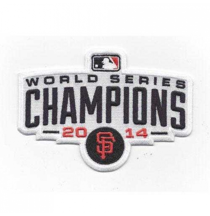Stitched 2014 San Francisco Giants Baseball World Series Champions Logo Jersey
