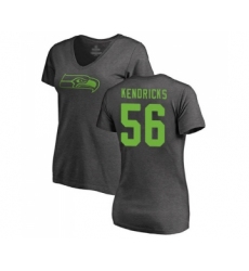 Football Women's Seattle Seahawks #56 Mychal Kendricks Ash One Color T-Shirt