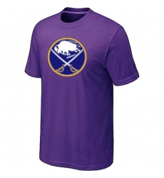 NHL Men's Buffalo Sabres Big & Tall Logo T-Shirt - Purple