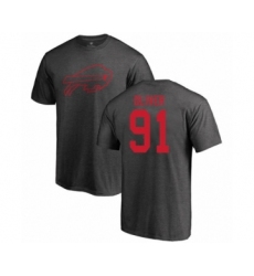 Football Buffalo Bills #91 Ed Oliver Ash One Color T-Shirt