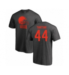 Football Cleveland Browns #44 Sione Takitaki Ash One Color T-Shirt