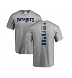 Football New England Patriots #88 Austin Seferian-Jenkins Ash Backer T-Shirt