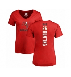 Football Women's Tampa Bay Buccaneers #26 Sean Bunting Red Backer T-Shirt