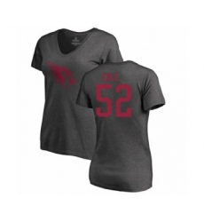 Football Women's Arizona Cardinals #52 Mason Cole Ash One Color T-Shirt