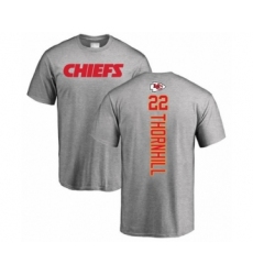 Football Kansas City Chiefs #22 Juan Thornhill Ash Backer T-Shirt