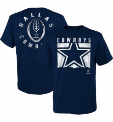 Men's Dallas Cowboys Navy Preschool Liquid Camo Logo T Shirt