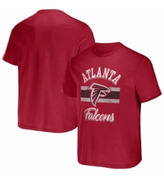 Men's Atlanta Falcons Red X Darius Rucker Collection Stripe T Shirt