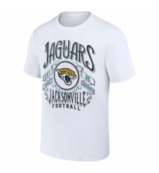 Men's Jacksonville Jaguars White X Darius Rucker Collection Vintage Football T Shirt