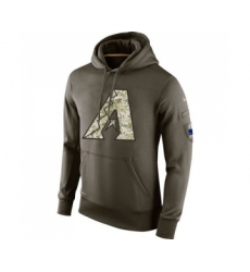 Men's Arizona Diamondbacks Nike Olive Salute To Service KO Performance Hoodie