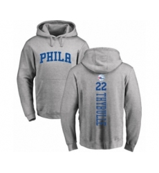 Basketball Philadelphia 76ers #22 Mattise Thybulle Ash Backer Pullover Hoodie