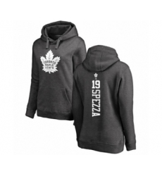 Hockey Women's Toronto Maple Leafs #19 Jason Spezza Charcoal One Color Backer Pullover Hoodie