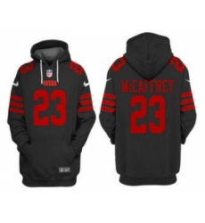 Men's San Francisco 49ers #23 Christian McCaffrey Black Alternate Pullover Hoodie