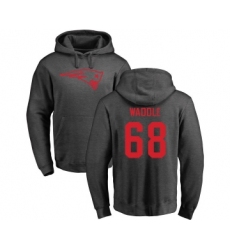 Football New England Patriots #68 LaAdrian Waddle Ash One Color Pullover Hoodie