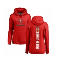 Football Women's Tampa Bay Buccaneers #26 Sean Murphy-Bunting Red Backer Pullover Hoodie
