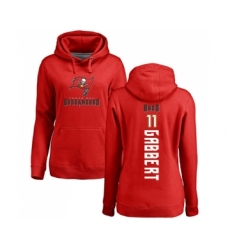 Football Women's Tampa Bay Buccaneers #58 Shaquil Barrett Red Backer Pullover Hoodie