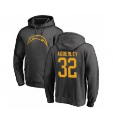 Football Los Angeles Chargers #32 Nasir Adderley Ash One Color Pullover Hoodie