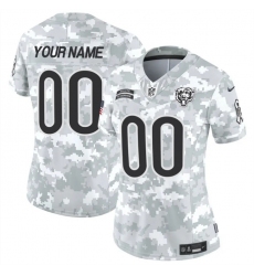 Women's Chicago Bears Active Player Custom 2024 F.U.S.E Arctic Camo Salute To Service Limited Stitched Football Jersey(Run Small)