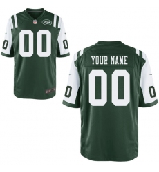 Men's New York Jets Nike Green Custom Game Jersey