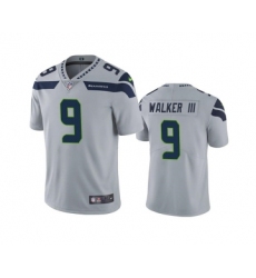 Men's Seattle Seahawks #9 Kenneth Walker III Grey Vapor Untouchable Limited Stitched Jersey