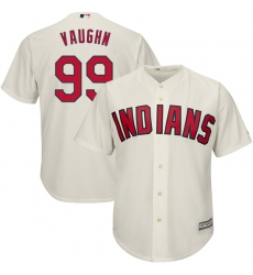 Youth Majestic Cleveland Indians #99 Ricky Vaughn Authentic Cream Alternate 2 Cool Base MLB Jersey