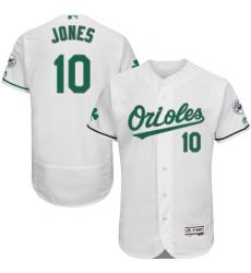 Men's Majestic Baltimore Orioles #10 Adam Jones White Celtic Flexbase Authentic Collection MLB Jersey