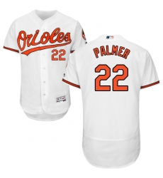 Men's Majestic Baltimore Orioles #22 Jim Palmer White Home Flex Base Authentic Collection MLB Jersey