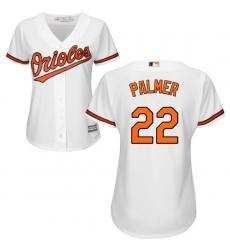 Women's Majestic Baltimore Orioles #22 Jim Palmer Authentic White Home Cool Base MLB Jersey