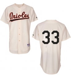 Men's Majestic Baltimore Orioles #33 Eddie Murray Authentic Cream 1954 Turn Back The Clock MLB Jersey