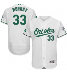 Men's Majestic Baltimore Orioles #33 Eddie Murray White Celtic Flexbase Authentic Collection MLB Jersey