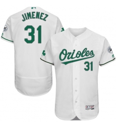 Men's Majestic Baltimore Orioles #31 Ubaldo Jimenez White Celtic Flexbase Authentic Collection MLB Jersey