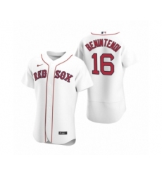 Men's Boston Red Sox #16 Andrew Benintendi Nike White Authentic 2020 Home Jersey