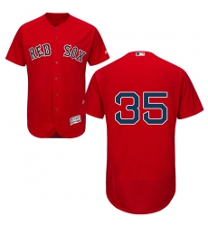 Men's Majestic Boston Red Sox #35 Steven Wright Red Alternate Flex Base Authentic Collection MLB Jersey