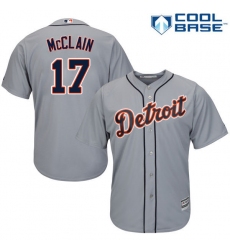 Youth Majestic Detroit Tigers #17 Denny McLain Authentic Grey Road Cool Base MLB Jersey