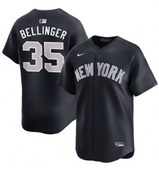 Men's New York Yankees #35 Cody Bellinger Navy 2024 Alternate Limited Stitched Baseball Jersey