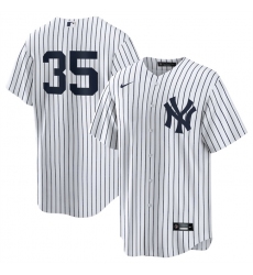 Men's New York Yankees #35 Cody Bellinger White 2024 Cool Base Stitched Baseball Jersey