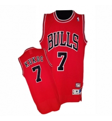 Men's Adidas Chicago Bulls #7 Tony Kukoc Swingman Red Throwback NBA Jersey