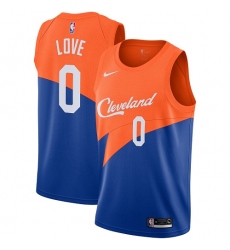 Youth Nike Cleveland Cavaliers #0 Kevin Love Swingman Blue NBA Jersey - City Edition