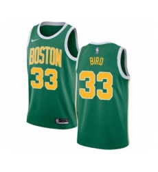 Youth Nike Boston Celtics #33 Larry Bird Green Swingman Jersey - Earned Edition
