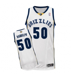 Men's Adidas Memphis Grizzlies #50 Zach Randolph Authentic White Home NBA Jersey