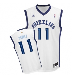 Men's Adidas Memphis Grizzlies #11 Mike Conley Swingman White Home NBA Jersey