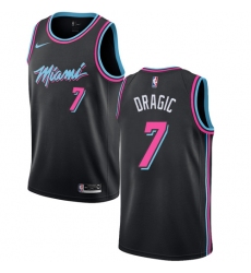 Women's Nike Miami Heat #7 Goran Dragic Swingman Black NBA Jersey - City Edition