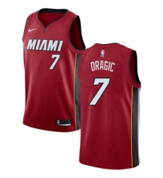 Youth Nike Miami Heat #7 Goran Dragic Authentic Red NBA Jersey Statement Edition