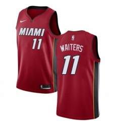 Youth Nike Miami Heat #11 Dion Waiters Authentic Red NBA Jersey Statement Edition
