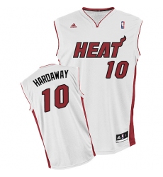 Men's Adidas Miami Heat #10 Tim Hardaway Swingman White Home NBA Jersey