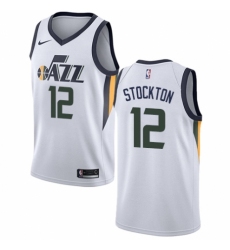 Youth Nike Utah Jazz #12 John Stockton Authentic NBA Jersey - Association Edition