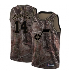 Men's Nike Utah Jazz #14 Jeff Hornacek Swingman Camo Realtree Collection NBA Jersey