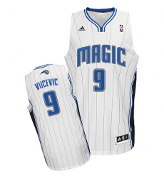 Men's Adidas Orlando Magic #9 Nikola Vucevic Swingman White Home NBA Jersey