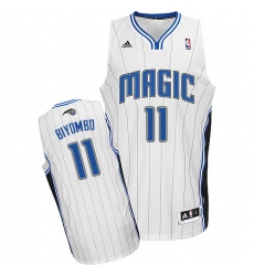 Men's Adidas Orlando Magic #11 Bismack Biyombo Swingman White Home NBA Jersey