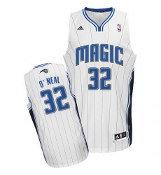 Men's Adidas Orlando Magic #32 Shaquille O'Neal Swingman White Home NBA Jersey